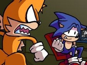 FNF Tails Caught Sonic Online Rhythm Game