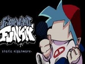 FNF: Nightmare BF vs BF in Static Nightmare Online Arcade Game