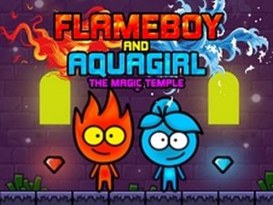 Flame and Water Temple Puzzle Adventure