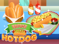 Yummy Hotdog 2 Online Cooking Game