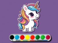 Unicorn Coloring Challenge Online Coloring Game