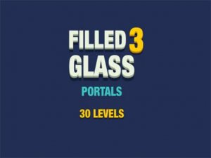 Filled Glass 3 Portals Online Puzzle Game