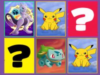 Pokemon Find Pairs Memory Game - Puzzle Game
