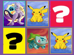 Pokemon Find Pairs Memory Game - Puzzle Game