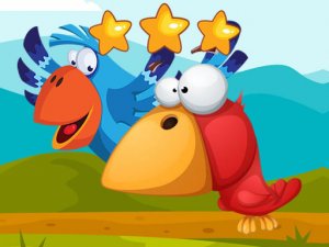 Fun Birds Hidden Stars Online Puzzle Game