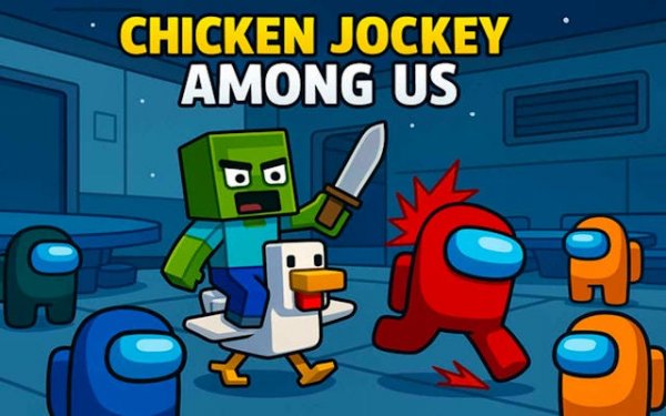 Chicken Jockey Among Us - Stealth Action Online Game