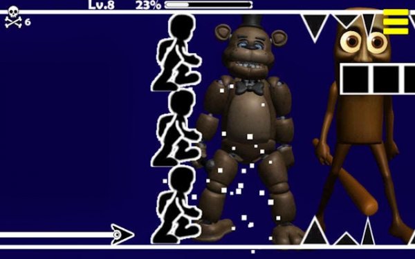 Freddy FNAF Space Waves: Arcade Arrow Challenge Online Game