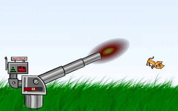 Kitten Cannon Physics Catapult Game Online
