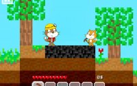 Projectiler Cat: Block Mining Adventure Online Game