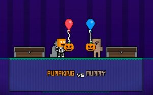 Pumpking vs Mummy: Halloween Race Game Online - Arcade Game