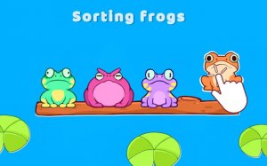 Sorting Frogs: Puzzle Game Online - Logic Puzzle Game
