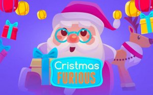 Xmas Furious Santa Balloon Run Online Arcade Game